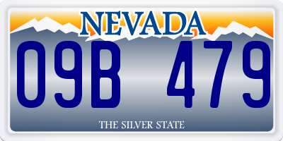 NV license plate 09B479