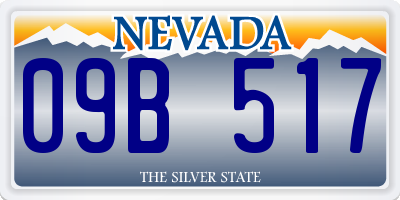 NV license plate 09B517