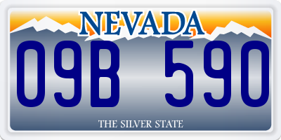 NV license plate 09B590