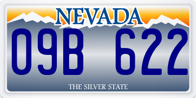 NV license plate 09B622