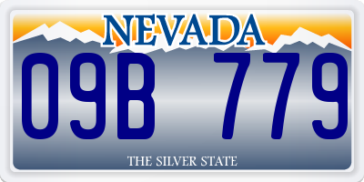 NV license plate 09B779