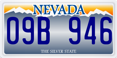 NV license plate 09B946