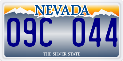 NV license plate 09C044