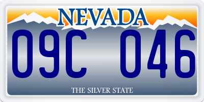 NV license plate 09C046