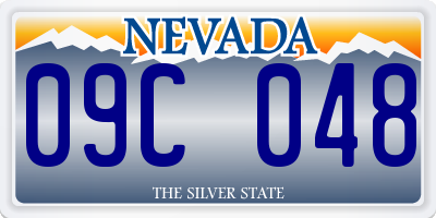 NV license plate 09C048