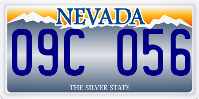 NV license plate 09C056