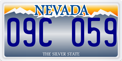 NV license plate 09C059