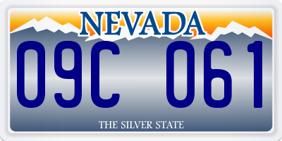 NV license plate 09C061