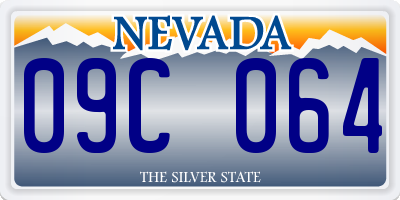NV license plate 09C064