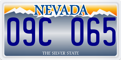 NV license plate 09C065