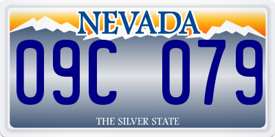 NV license plate 09C079
