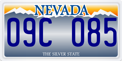 NV license plate 09C085