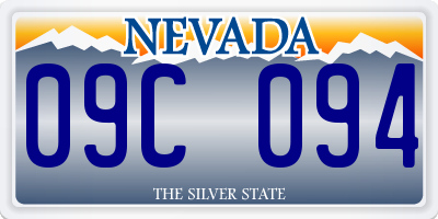 NV license plate 09C094