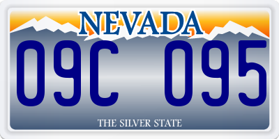 NV license plate 09C095