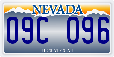 NV license plate 09C096