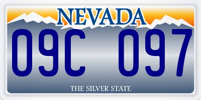 NV license plate 09C097