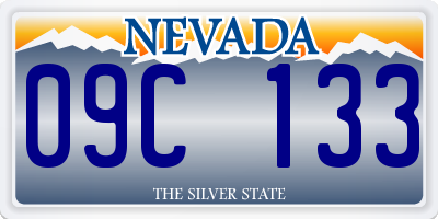 NV license plate 09C133