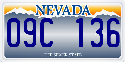 NV license plate 09C136