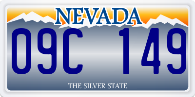 NV license plate 09C149