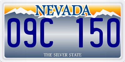 NV license plate 09C150