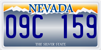 NV license plate 09C159