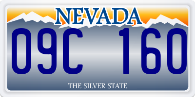 NV license plate 09C160