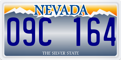 NV license plate 09C164