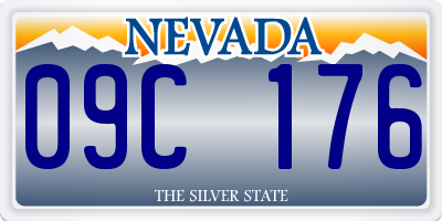 NV license plate 09C176