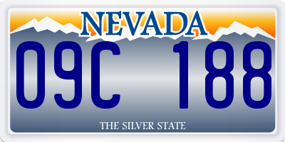 NV license plate 09C188