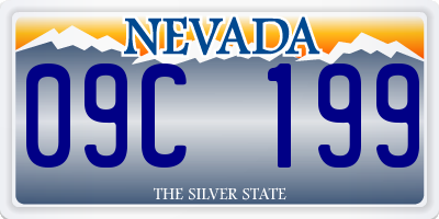NV license plate 09C199