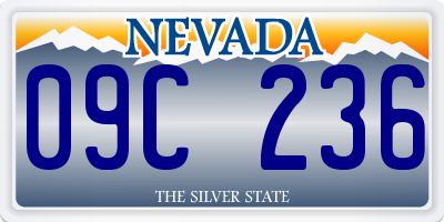 NV license plate 09C236