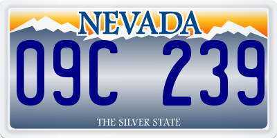 NV license plate 09C239