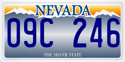 NV license plate 09C246