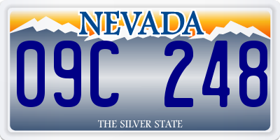 NV license plate 09C248