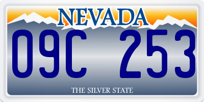 NV license plate 09C253