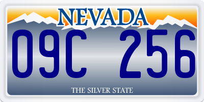NV license plate 09C256