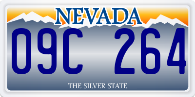 NV license plate 09C264