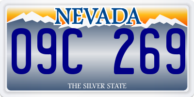 NV license plate 09C269