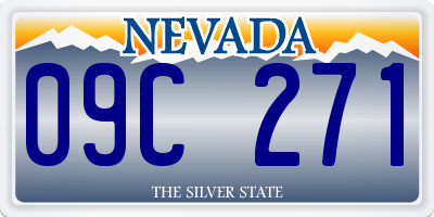 NV license plate 09C271