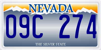 NV license plate 09C274