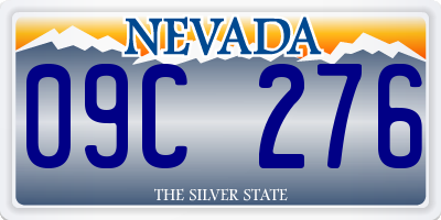 NV license plate 09C276