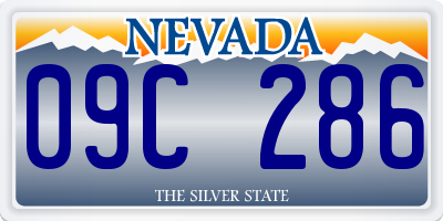 NV license plate 09C286