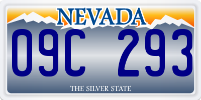 NV license plate 09C293