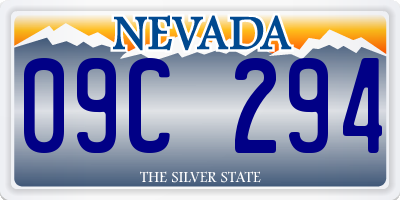 NV license plate 09C294