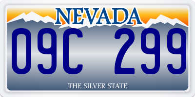 NV license plate 09C299