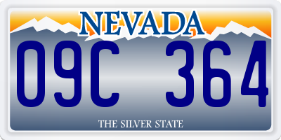NV license plate 09C364
