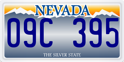 NV license plate 09C395