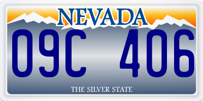 NV license plate 09C406