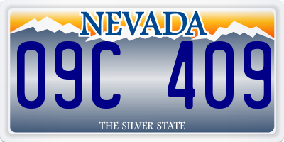 NV license plate 09C409