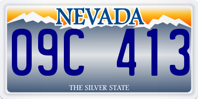 NV license plate 09C413